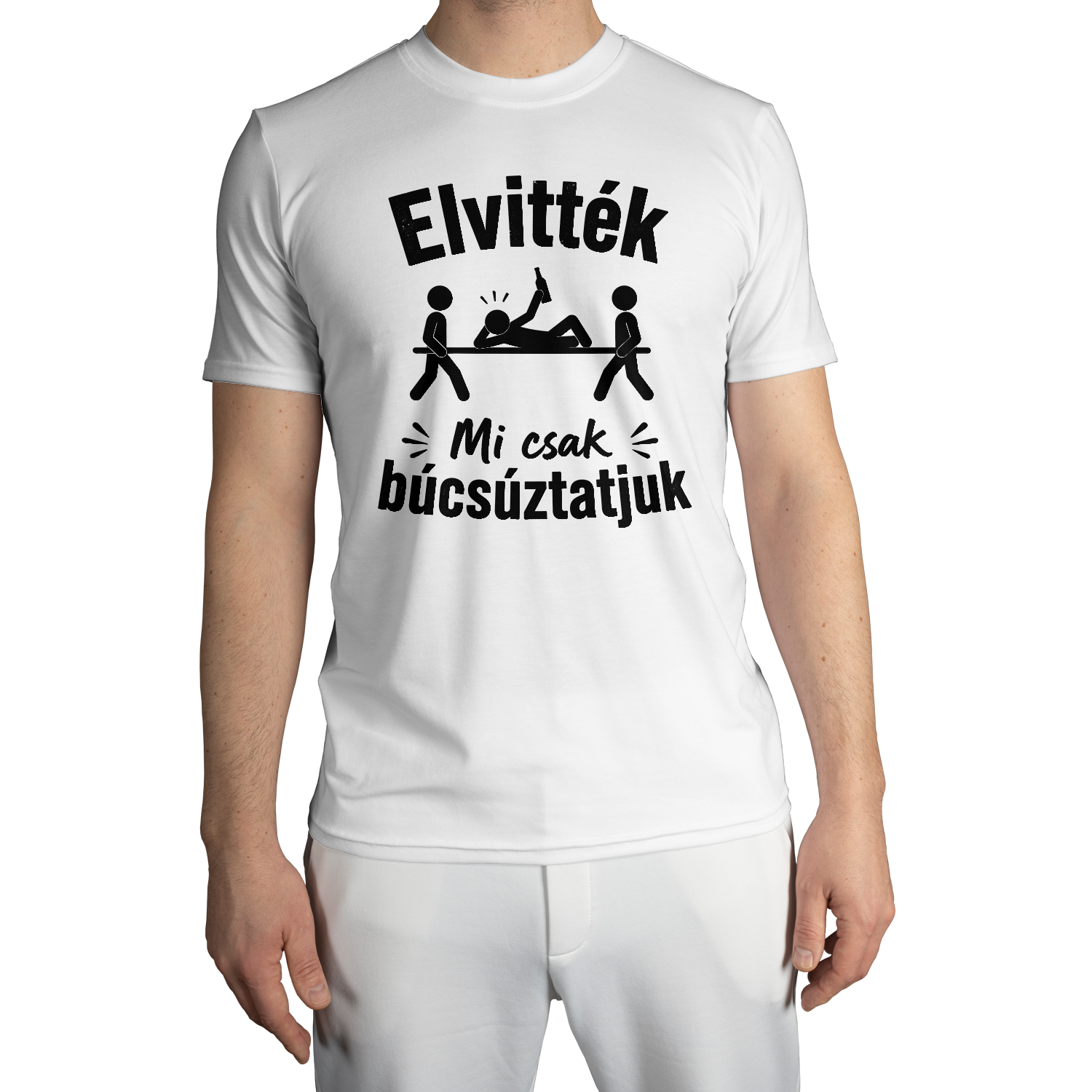 Elvitték - mi csak búcsúztatjuk Póló Férfi Pamut