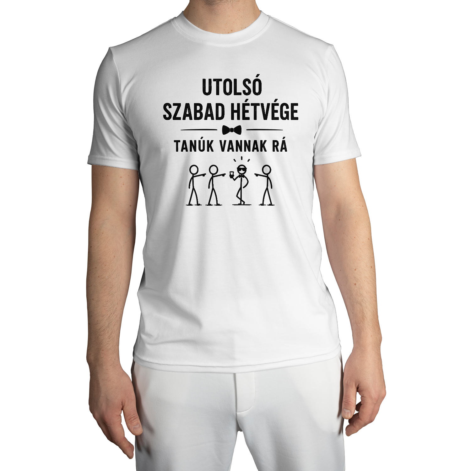 Utolsó szabad hétvége Póló Férfi Pamut