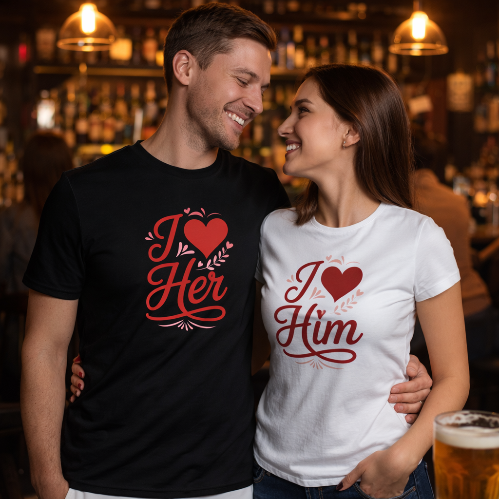 I love him/her - páros póló