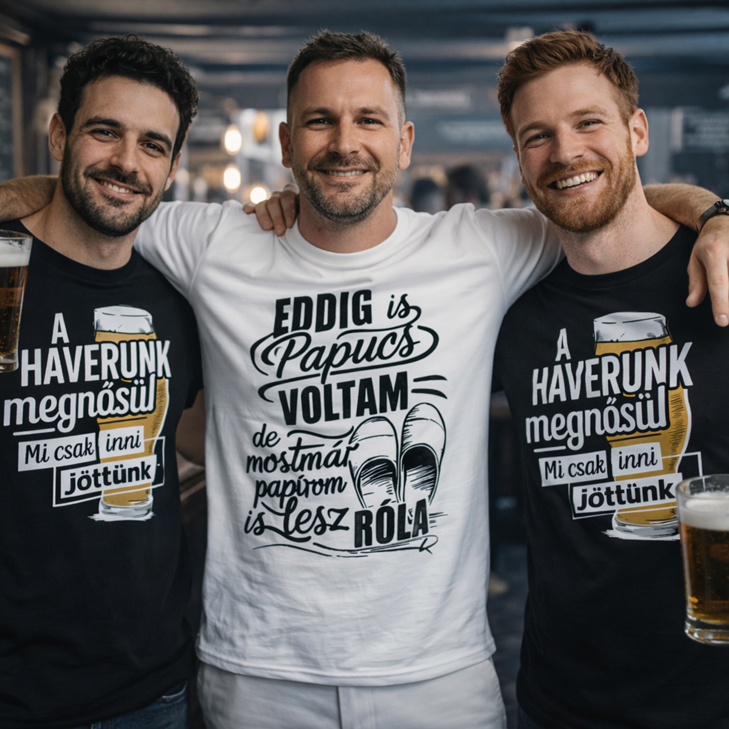 Papucs vőlegény szett