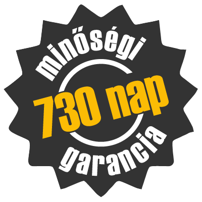 730 napos minőségi garancia